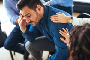 People learning how to get a friend to stop doing drugs