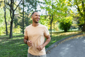 Person thinking about alcohol rehab success stories in Asheville, NC